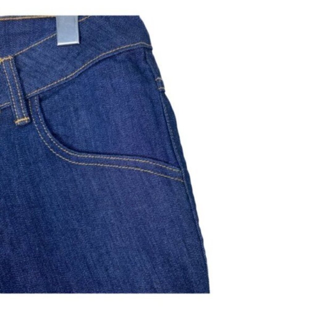 Ryb Ride Your Bike Womens Indigo Denim Jean Dark Wash Cycling Shorts US 26 - Picture 8 of 14